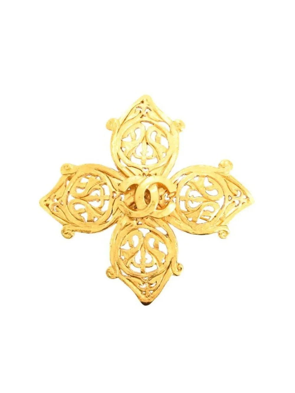 Chanel Brooch Gold